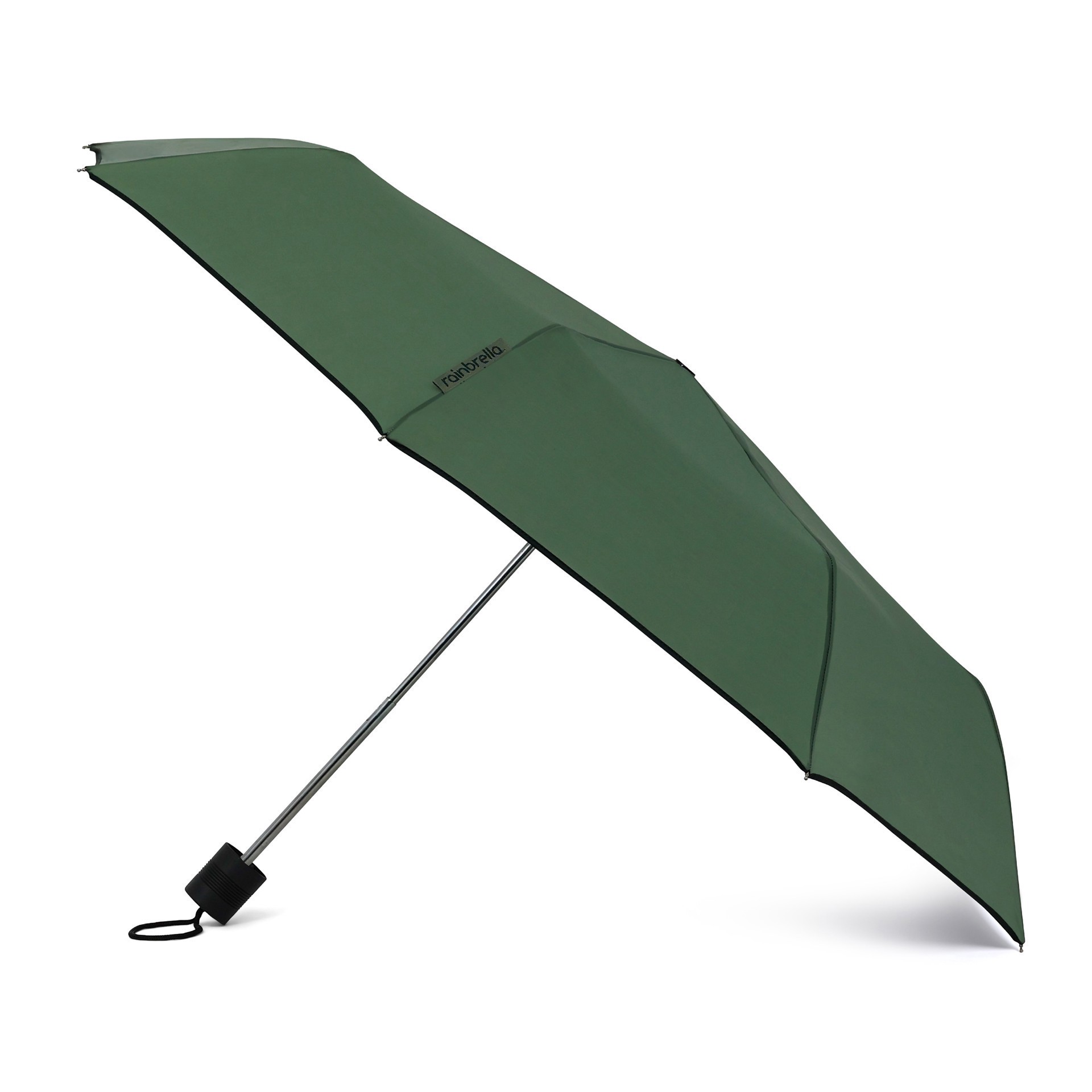 slide 1 of 5, Rainbrella Umbrella Manual Green 3 Fold, 1 ct