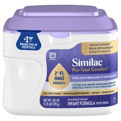 Similac Pro-Total Comfort Infant Formula Powder 1-20.1 oz Tub
