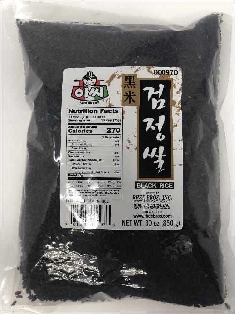 slide 1 of 1, Assi Black Rice, 30 oz