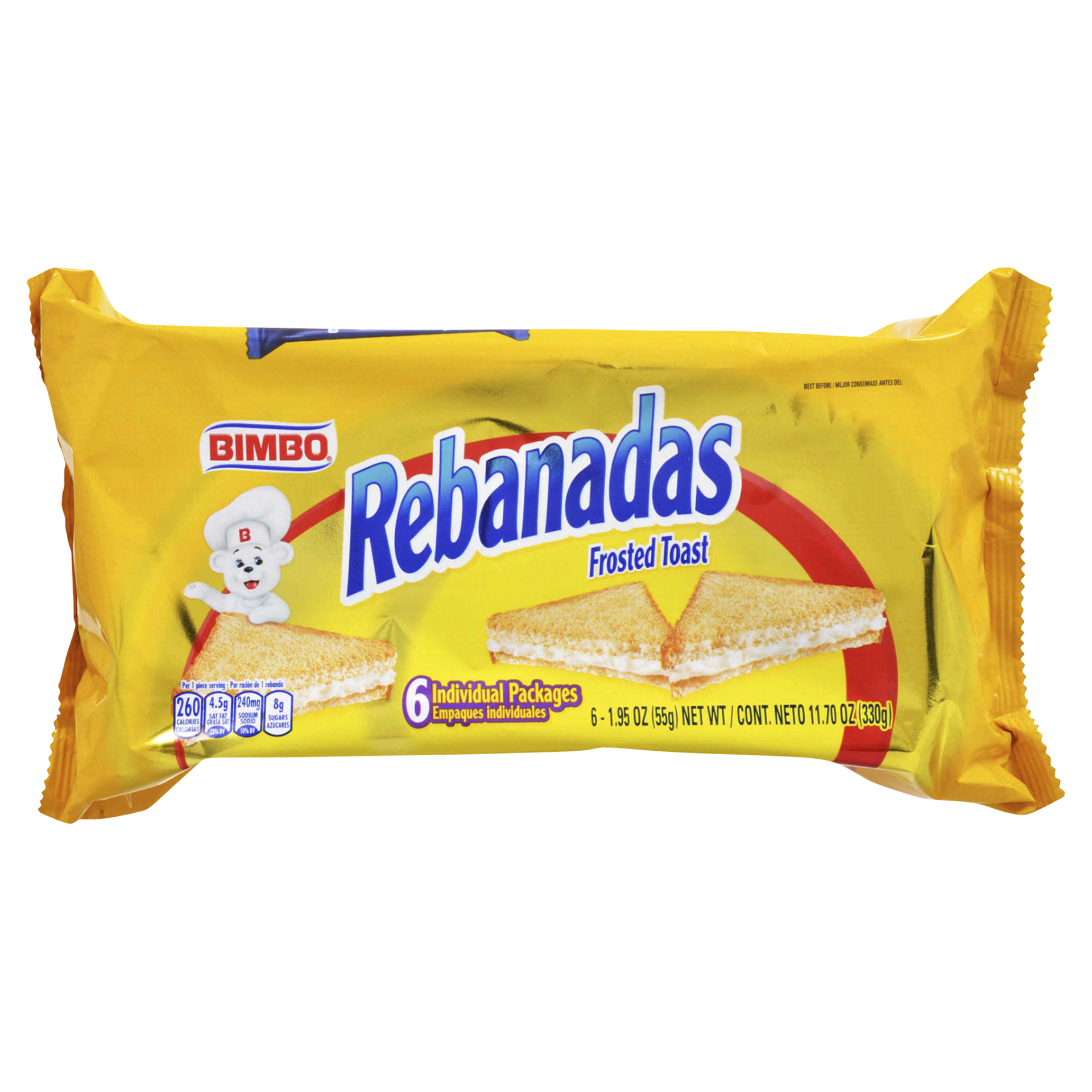 slide 13 of 17, Bimbo Rebanadas Sweet Toast Packs, 11.7 oz