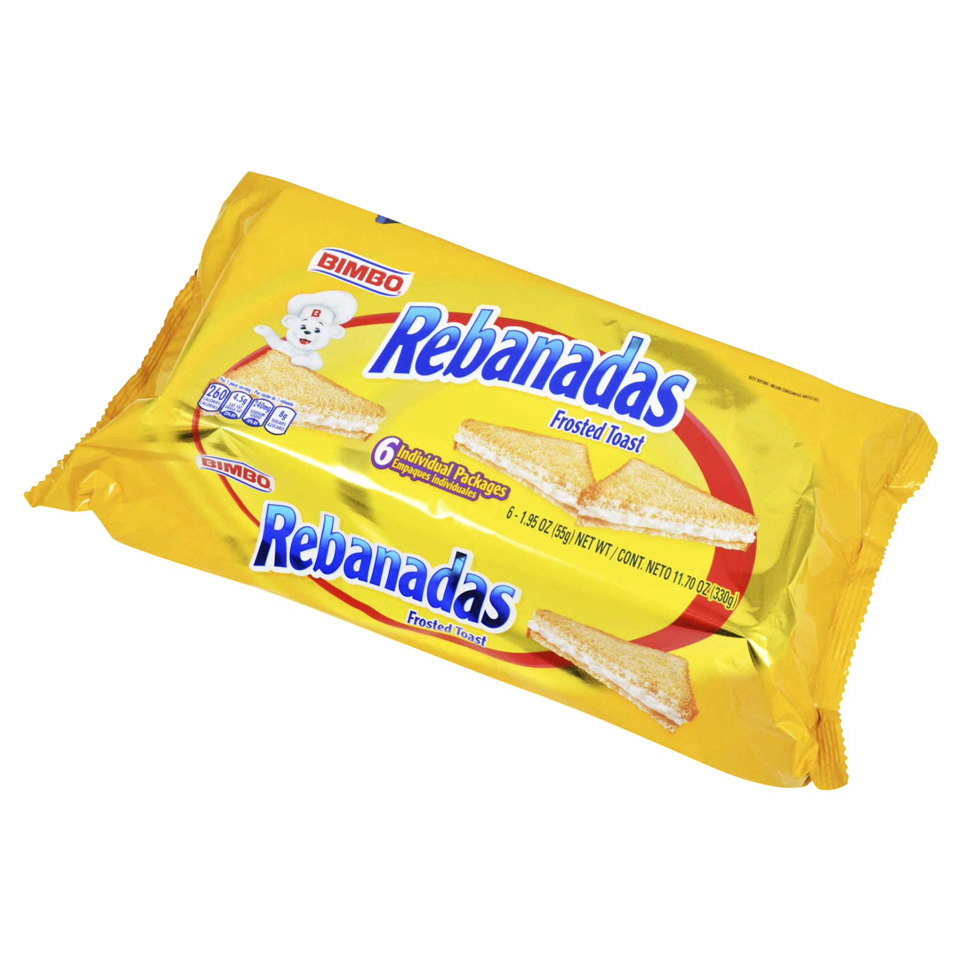 slide 9 of 17, Bimbo Rebanadas Sweet Toast Packs, 11.7 oz
