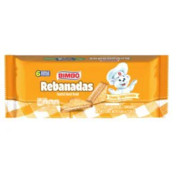Bimbo Rebanadas Sweet Toast, 6 packs, 11.64 oz