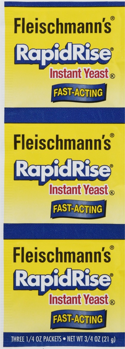 slide 6 of 13, Fleischmann's RapidRise Yeast, 3 ct