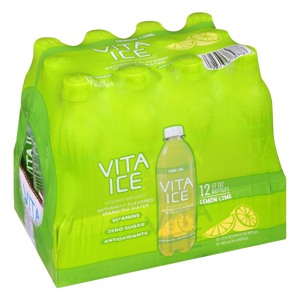 slide 3 of 13, Vita Ice 12 Pack Lemon Lime Sparkling Water 12 ea - 12 ct, 12 ct