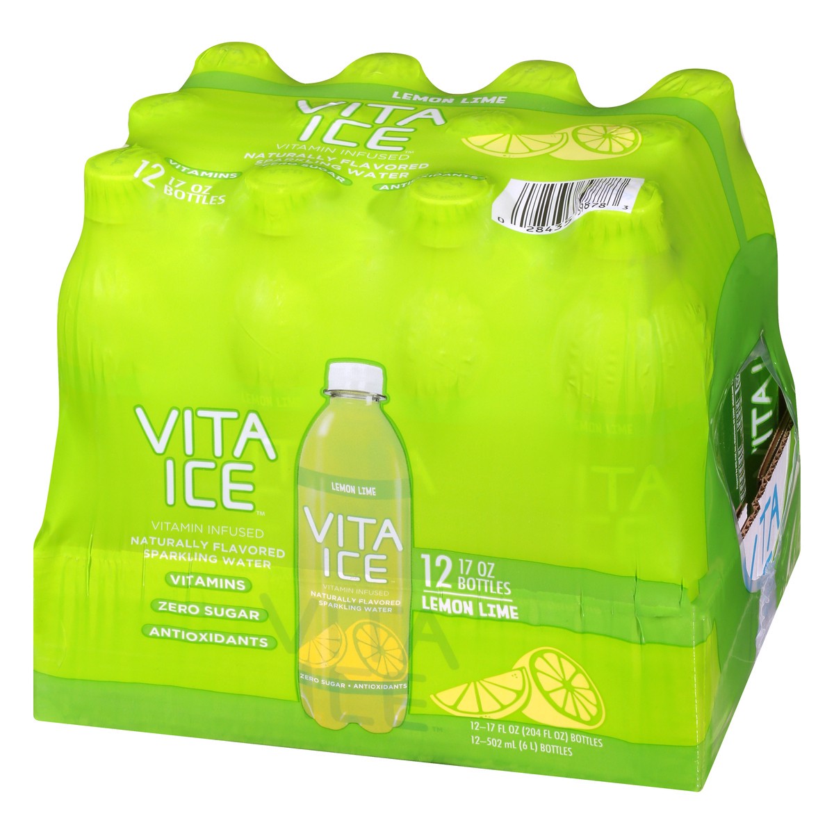 slide 5 of 13, Vita Ice 12 Pack Lemon Lime Sparkling Water 12 ea - 12 ct, 12 ct