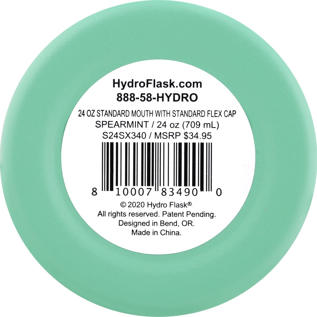 slide 5 of 9, Hydro Flask 24 Ounce Spearmint Standard Mouth Hydration Bottle 1 ea, 24 oz