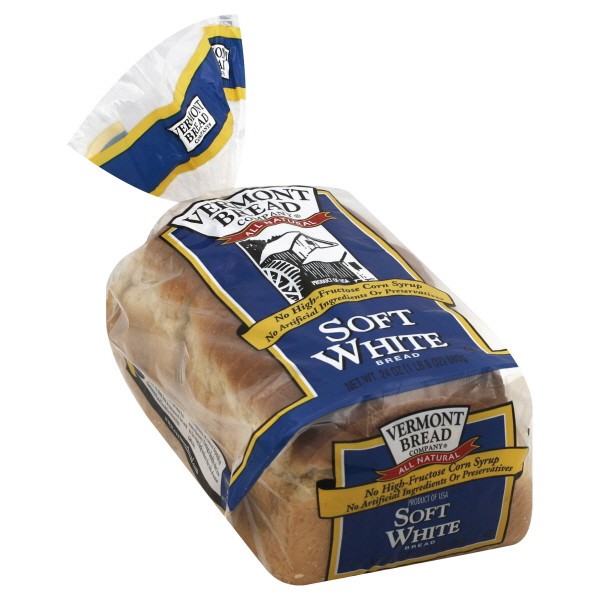 slide 1 of 2, Vermont Bread Soft White Bread, 24 oz