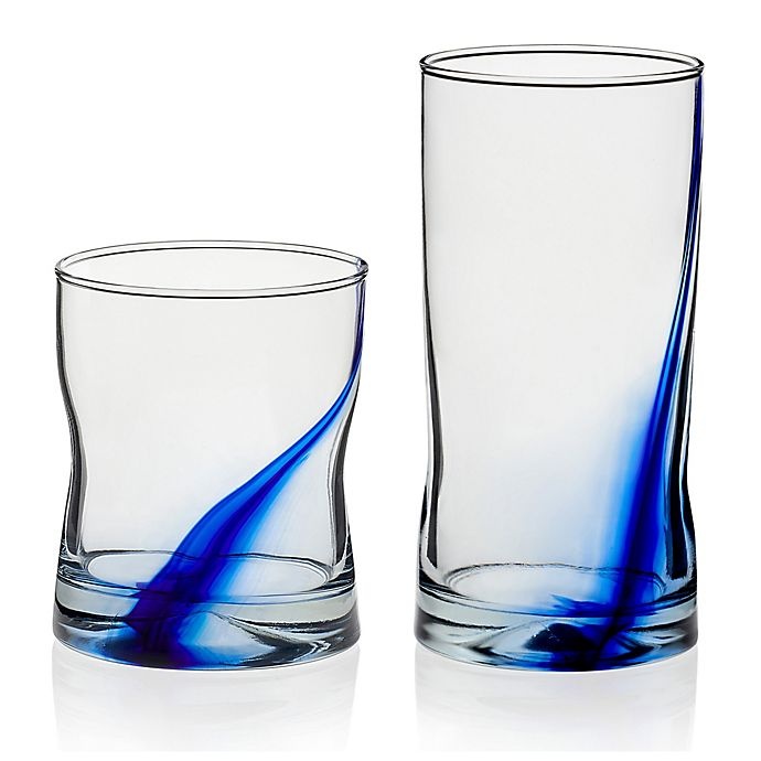 slide 2 of 8, Libbey Glass Libbey Blue Ribbon Impressions Glass Set, 16 ct