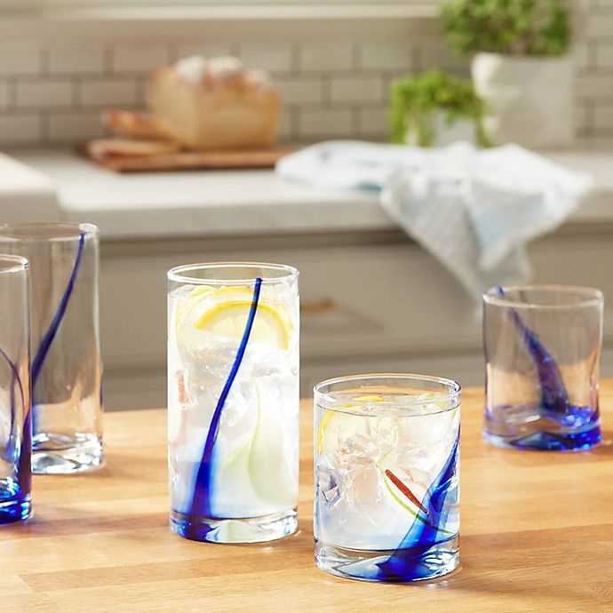 slide 3 of 8, Libbey Glass Libbey Blue Ribbon Impressions Glass Set, 16 ct