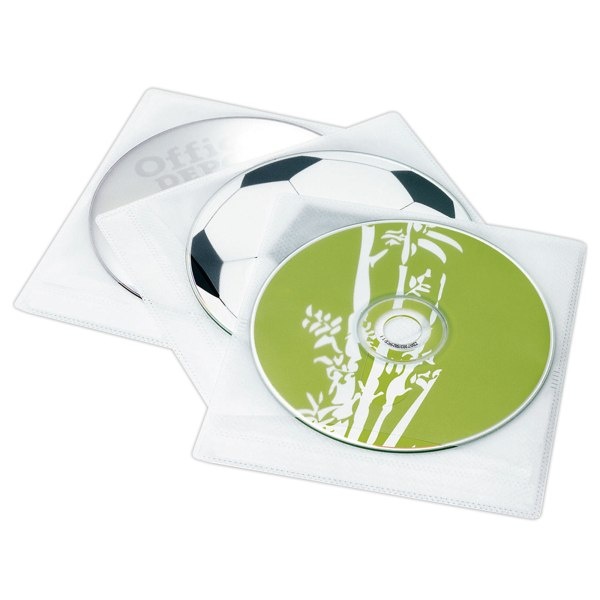 slide 1 of 1, Ativa Brand 2-Sided CD Sleeves, 200 Capacity, 100 ct