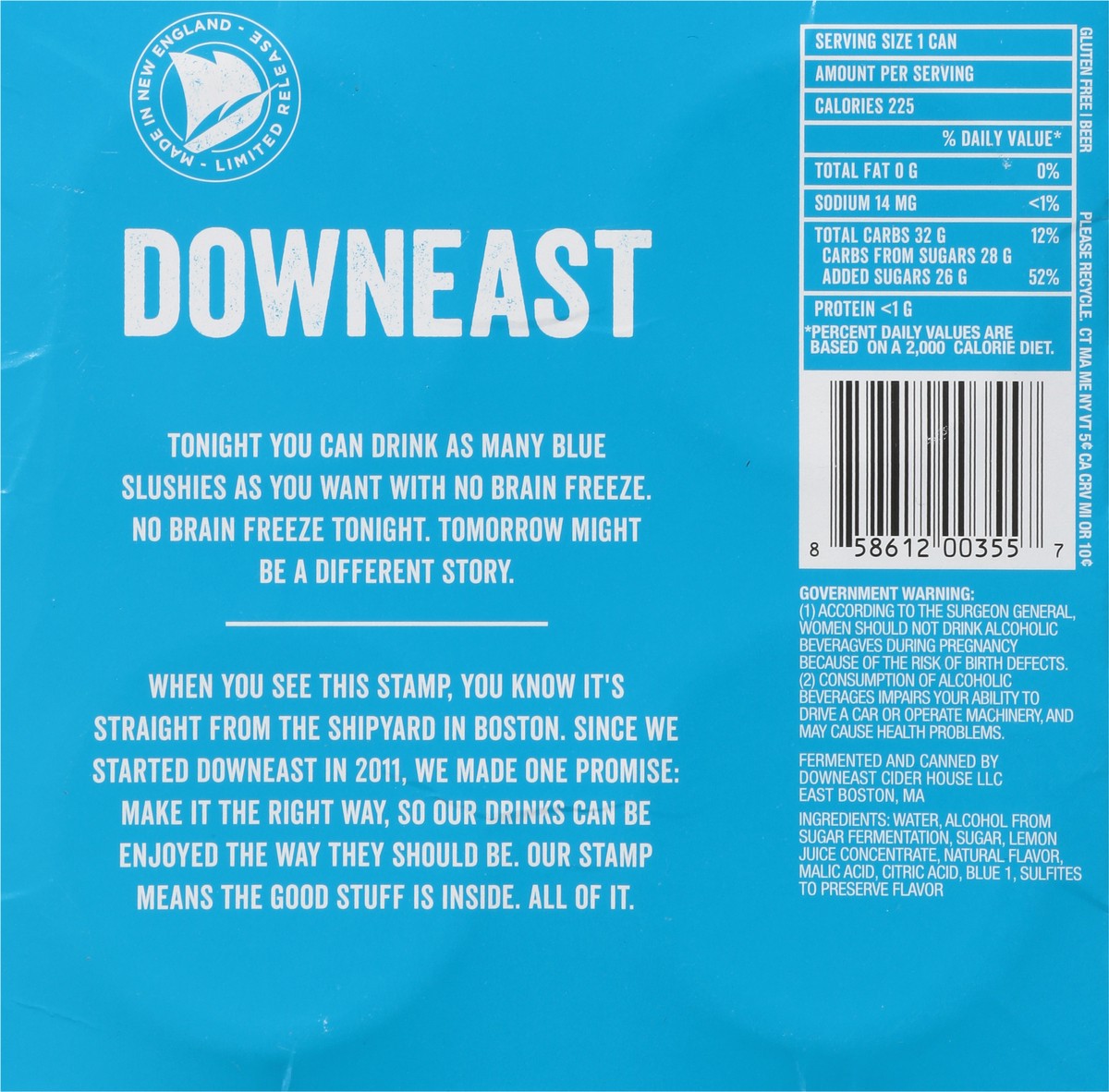 slide 12 of 12, Downeast Hard Cider Seasonal 4Pk, 12 oz