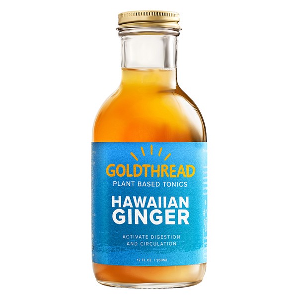 slide 1 of 12, Goldthread Hawaiian Ginger Tonics 12 fl oz Bottle, 12 fl oz