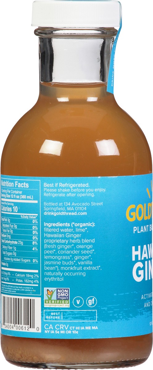 slide 3 of 12, Goldthread Hawaiian Ginger Tonics 12 fl oz Bottle, 12 fl oz