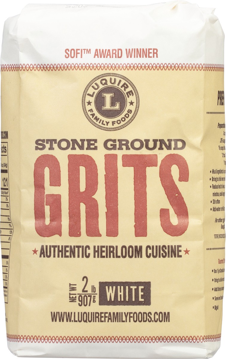 slide 13 of 13, Luquire Family Foods White Stone Ground Grits 2 lb, 2 lb