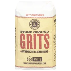 Luquire Family Foods White Stone Ground Grits 2 lb