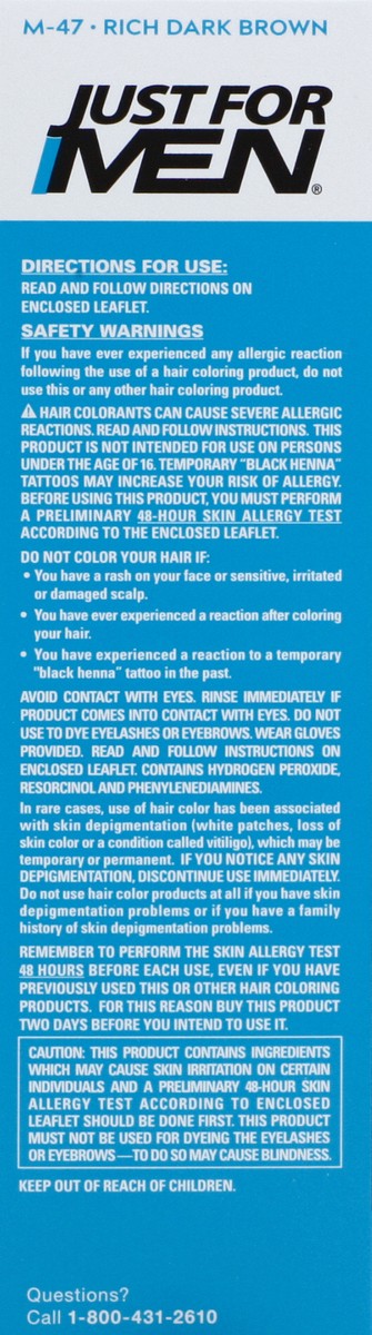 slide 9 of 11, Just for Men Mustache & Beard Coloring, Rich Dark Brown, 1 ea