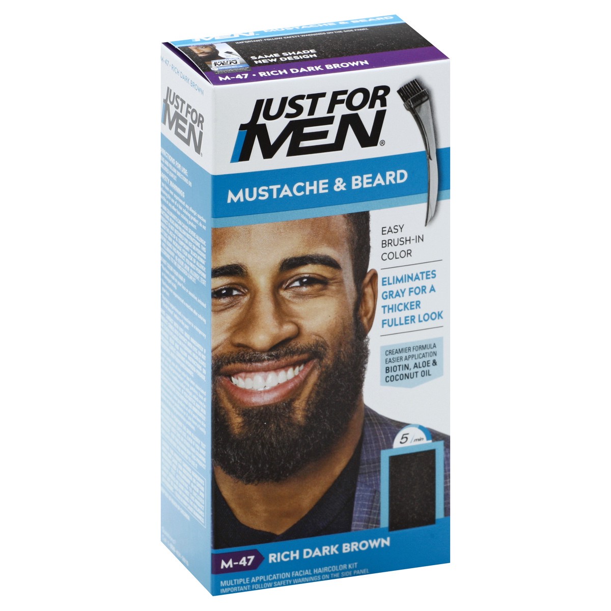 slide 3 of 11, Just for Men Mustache & Beard Coloring, Rich Dark Brown, 1 ea