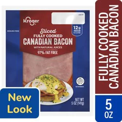 Kroger Sliced Canadian Bacon