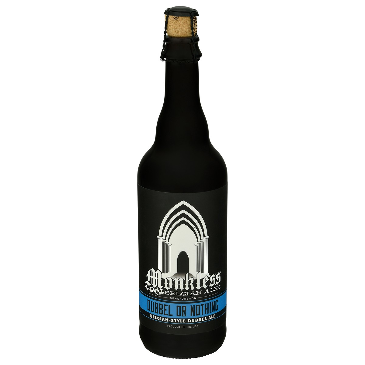 slide 8 of 10, Monkless Dubbel or Nothing Beer 16.9 fl oz, 500 ml