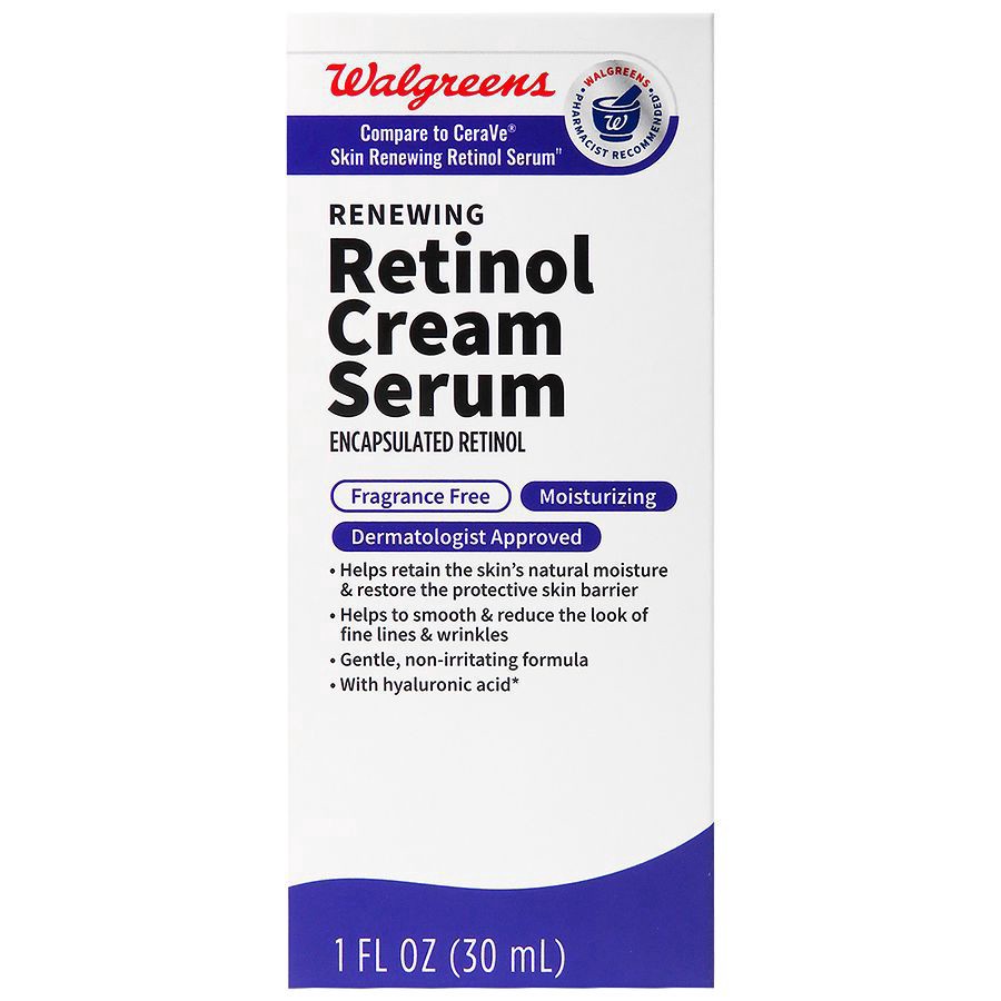 slide 2 of 5, Walgreens Renewing Retinol Cream Serum 1oz, 1 fl oz