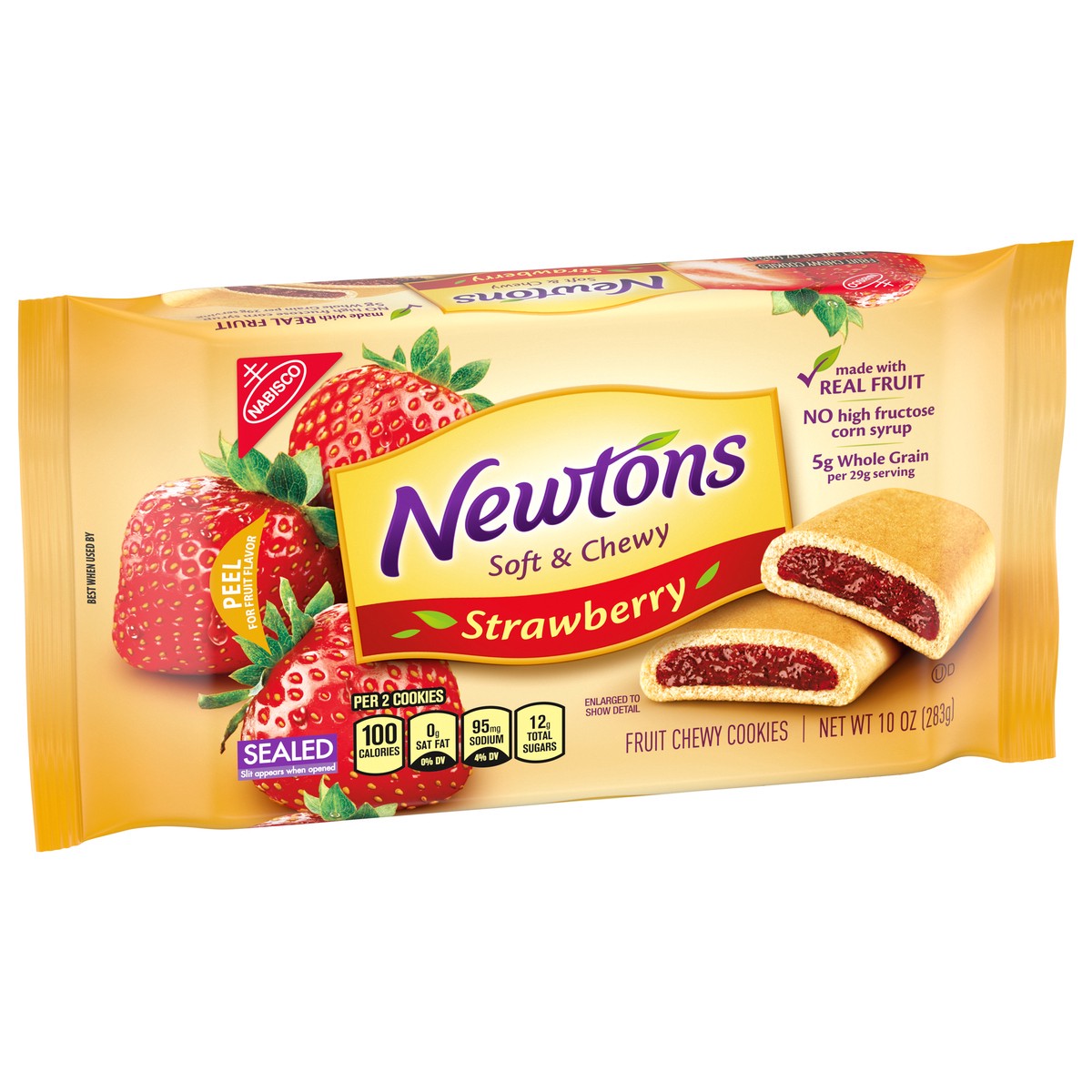 slide 2 of 9, Newtons Strawberry Fruit Chewy Cookies - 10oz, 10 oz