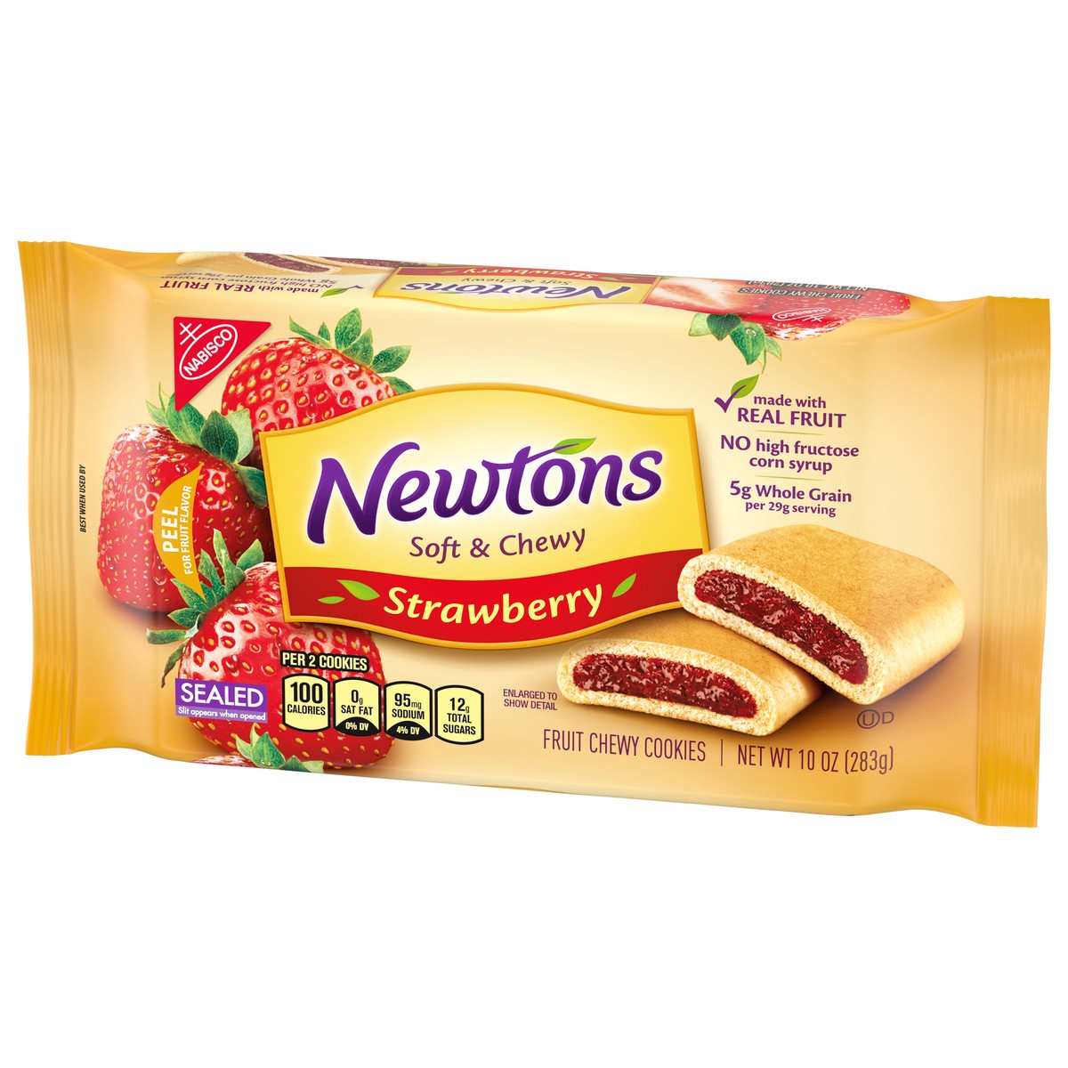 slide 3 of 9, Newtons Strawberry Fruit Chewy Cookies - 10oz, 10 oz