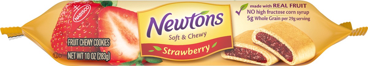 slide 9 of 9, Newtons Strawberry Fruit Chewy Cookies - 10oz, 10 oz