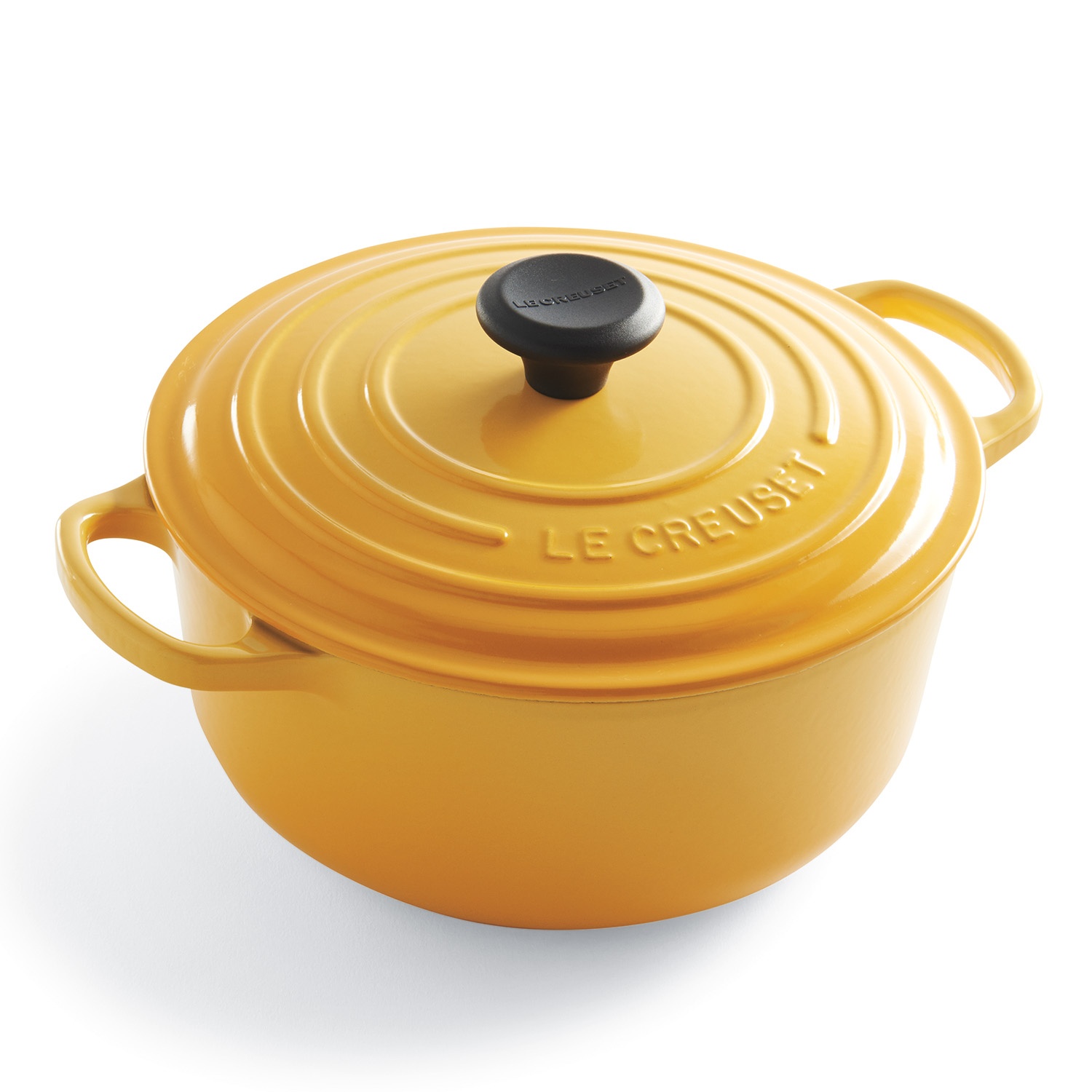 slide 1 of 1, Le Creuset Round Dutch Oven, Honey, 2.75 qt