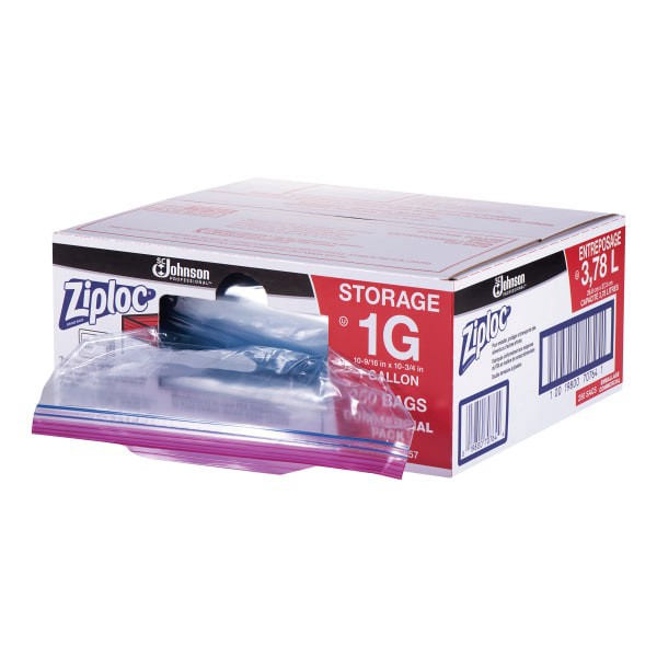 slide 4 of 4, Ziploc® Storage Bags, 1 Gallon, Box Of 250 Bags, 250 ct