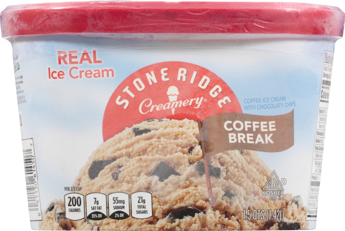 slide 7 of 13, Stone Ridge Creamery Real Coffee Break Ice Cream 1.5 qt, 1.5 qt