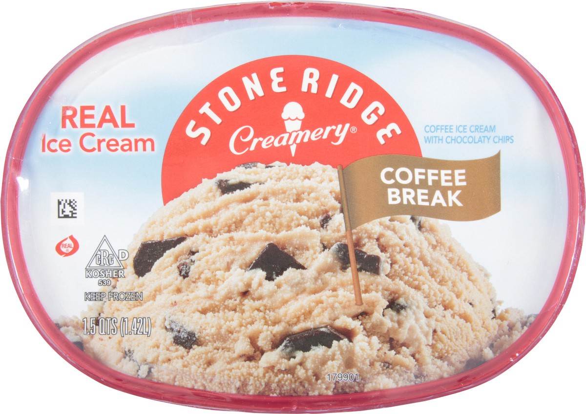 slide 4 of 13, Stone Ridge Creamery Real Coffee Break Ice Cream 1.5 qt, 1.5 qt