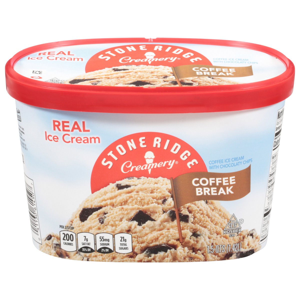 slide 10 of 13, Stone Ridge Creamery Real Coffee Break Ice Cream 1.5 qt, 1.5 qt