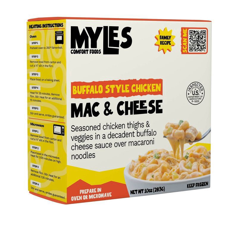 slide 1 of 4, Myles Comfort Foods Frozen Philly Cheesesteak Mac & Cheese - 10oz, 10 oz