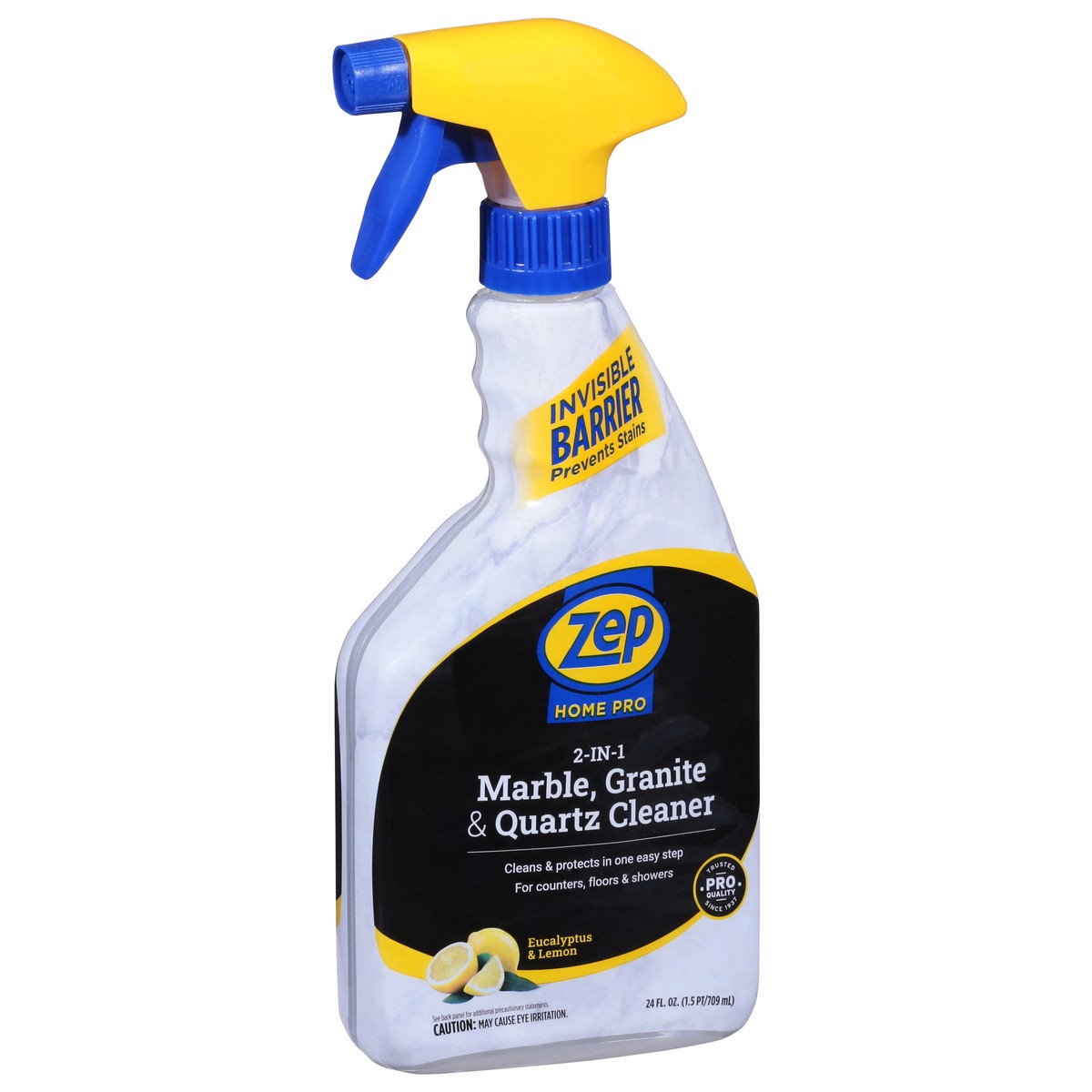 slide 9 of 9, Zep Home Pro 2-in-1 Eucalyptus & Lemon Marble, Granite & Quartz Cleaner 24 fl oz, 24 fl oz