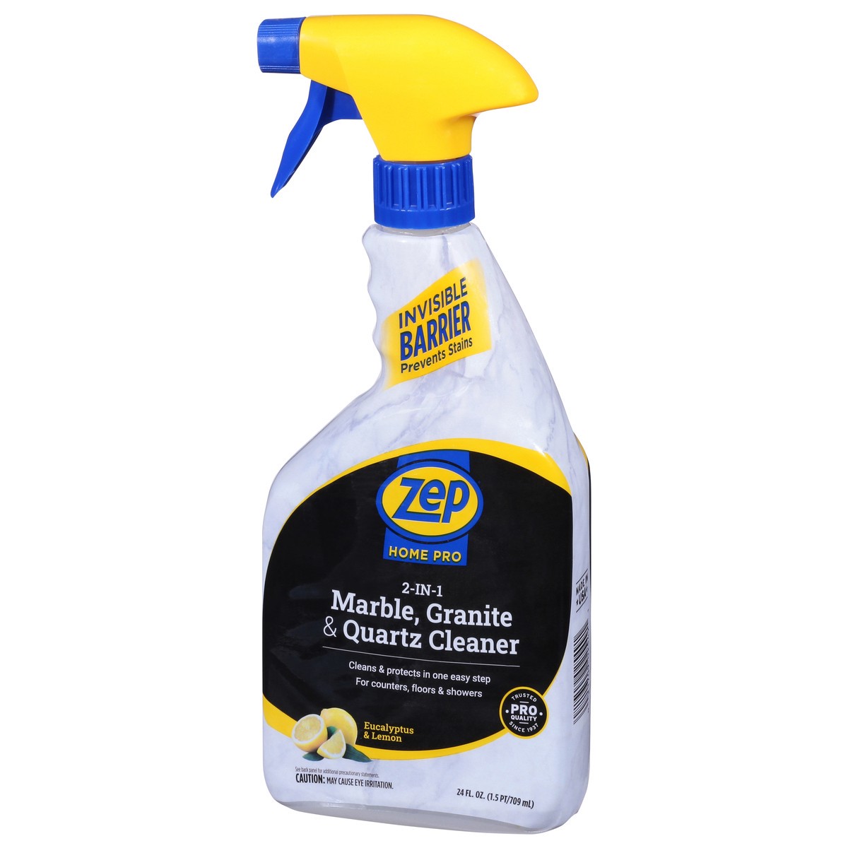 slide 2 of 9, Zep Home Pro 2-in-1 Eucalyptus & Lemon Marble, Granite & Quartz Cleaner 24 fl oz, 24 fl oz