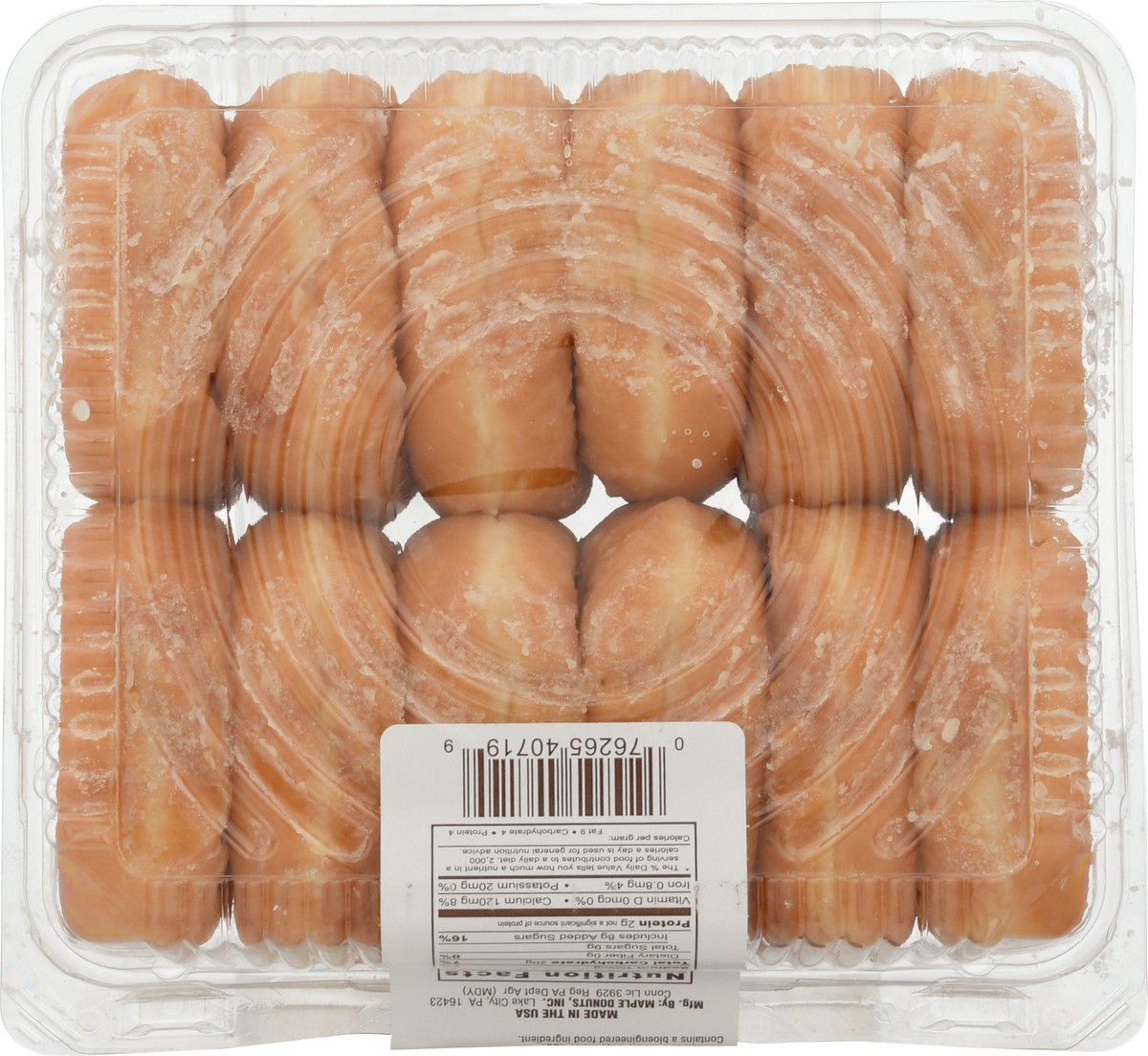 slide 8 of 13, Maple Donuts Glazed Donuts 12 ea, 12 ct
