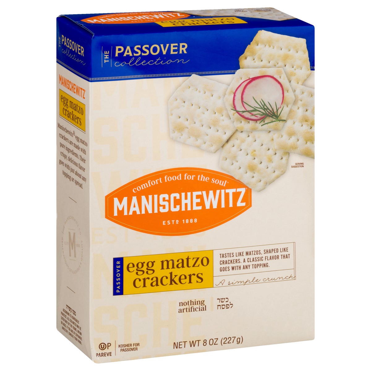 slide 2 of 10, Manischewitz Egg Matzo Crackers - Kosher For Passover, 8 oz