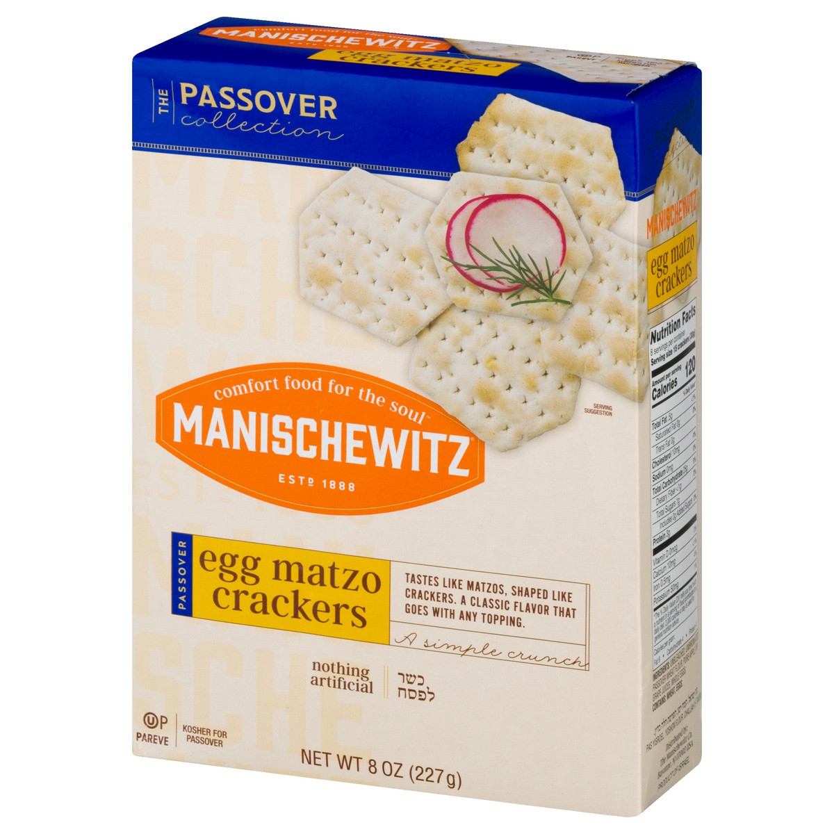 slide 3 of 10, Manischewitz Egg Matzo Crackers - Kosher For Passover, 8 oz