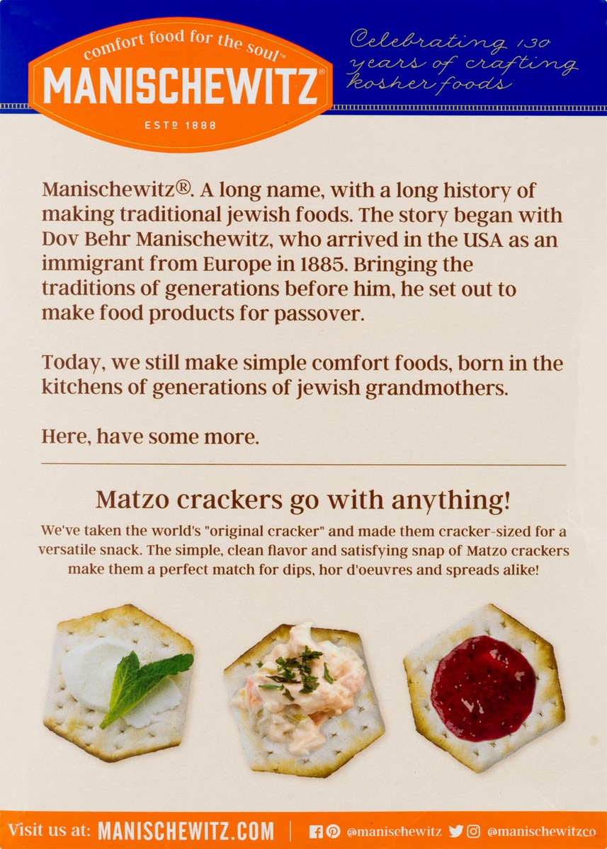 slide 10 of 10, Manischewitz Egg Matzo Crackers - Kosher For Passover, 8 oz