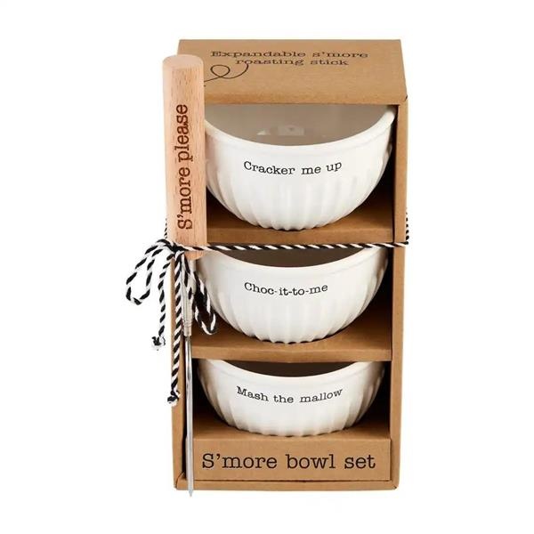 slide 1 of 1, Mud Pie S'More Serving Bowls, 1 set