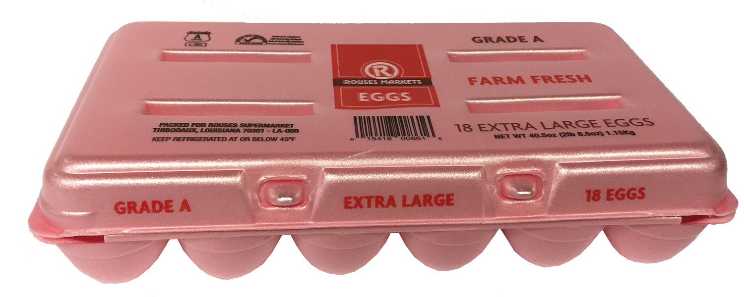 slide 1 of 1, Rouses Extra Large Egg, 18 ct