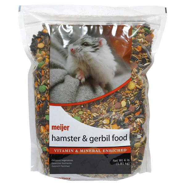 slide 1 of 1, Meijer Hamster & Gerbil Food, 4 lb