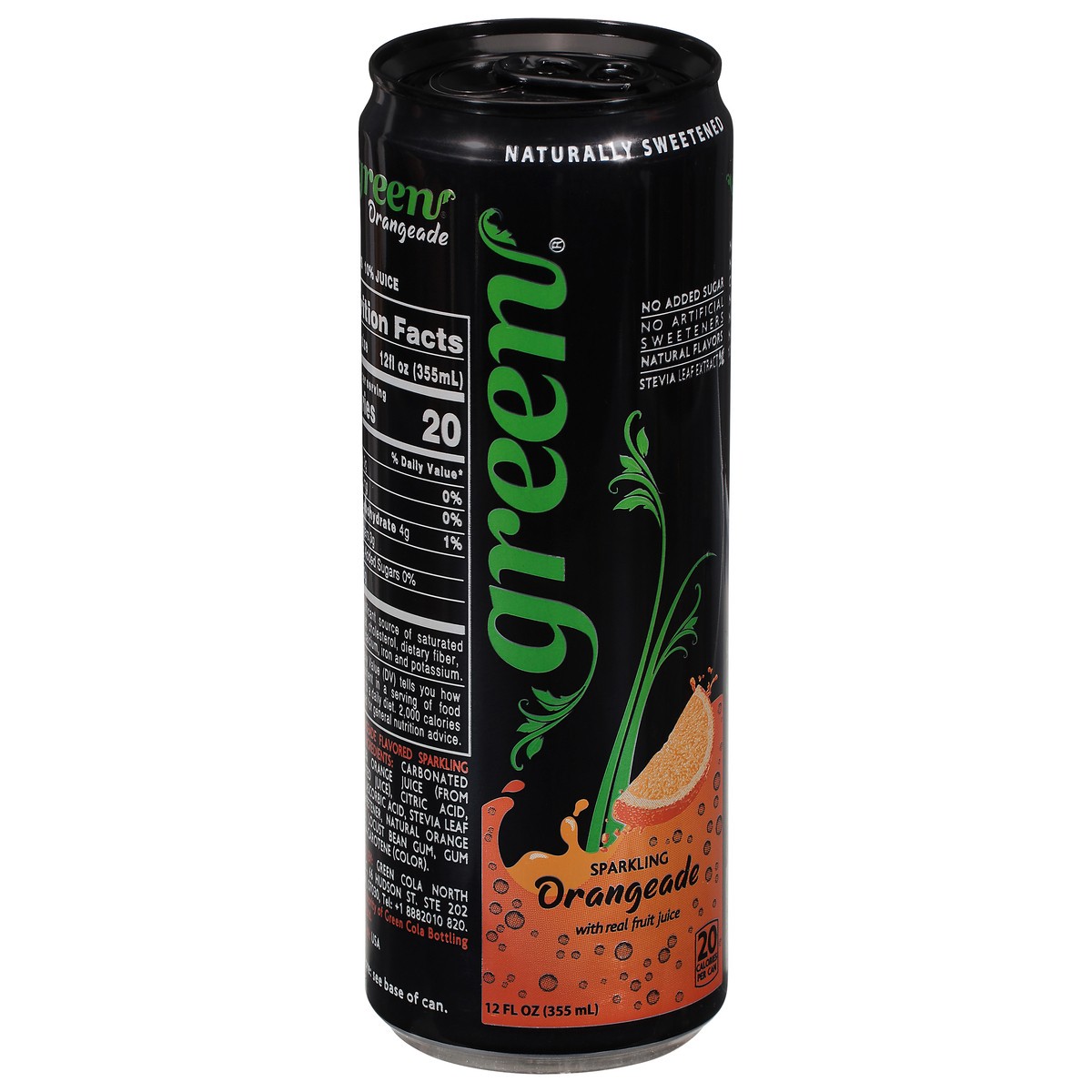 slide 2 of 11, Green Cola Orangeade Soda - 11.15 oz,