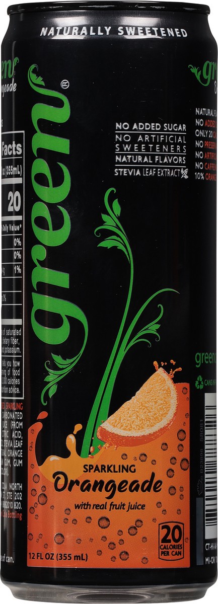 slide 9 of 11, Green Cola Orangeade Soda - 11.15 oz,