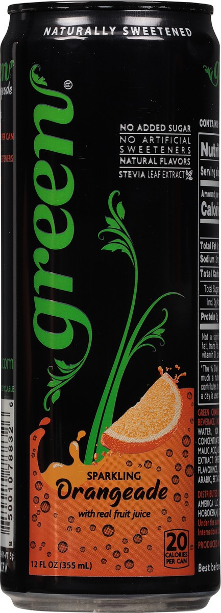 slide 10 of 11, Green Cola Orangeade Soda - 11.15 oz,