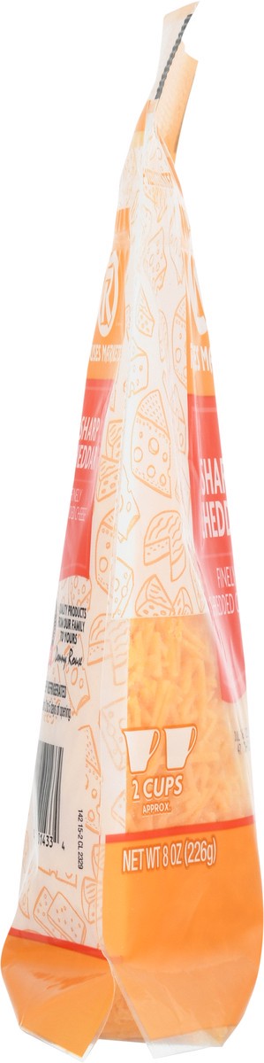 slide 7 of 13, Rouses Markets Sharp Cheddar Finely Shredded Cheese 8 oz, 8 oz