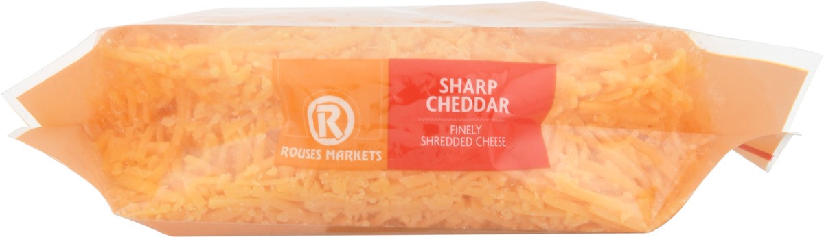 slide 11 of 13, Rouses Markets Sharp Cheddar Finely Shredded Cheese 8 oz, 8 oz