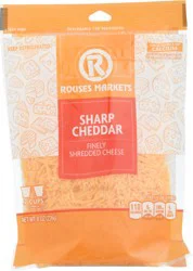 Rouses Markets Sharp Cheddar Finely Shredded Cheese 8 oz