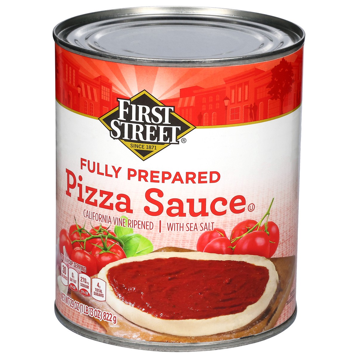 slide 3 of 4, First Street Fs/Lr Pizza Sauce, 28 oz