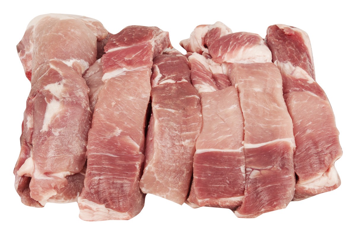 slide 1 of 1, Country Style Pork Ribs, per lb